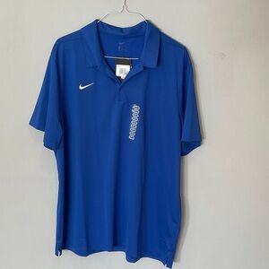 Nike Royal Blue Short-Sleeve Polo Shirt